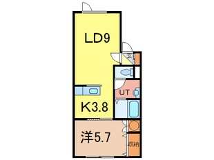 ＤＥＡＡＲ（ディアール）の物件間取画像